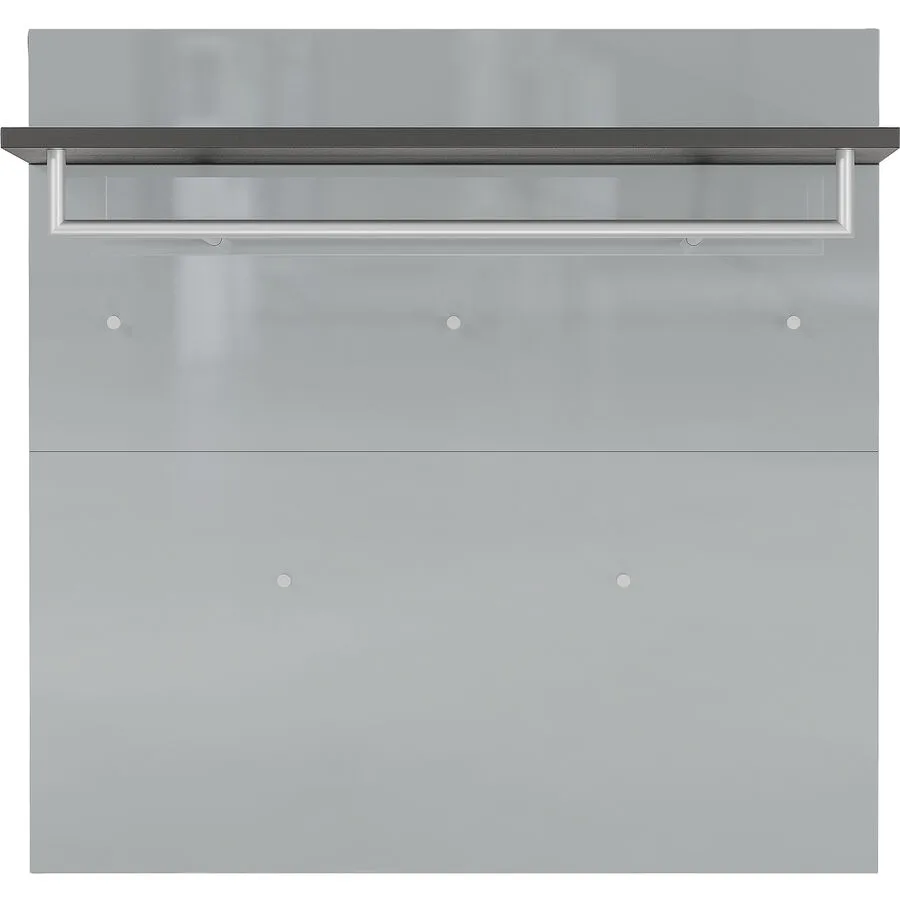 Garderobe Yuna weiss Holzwerkstoff/Glas B 97 T 30 H 96 cm