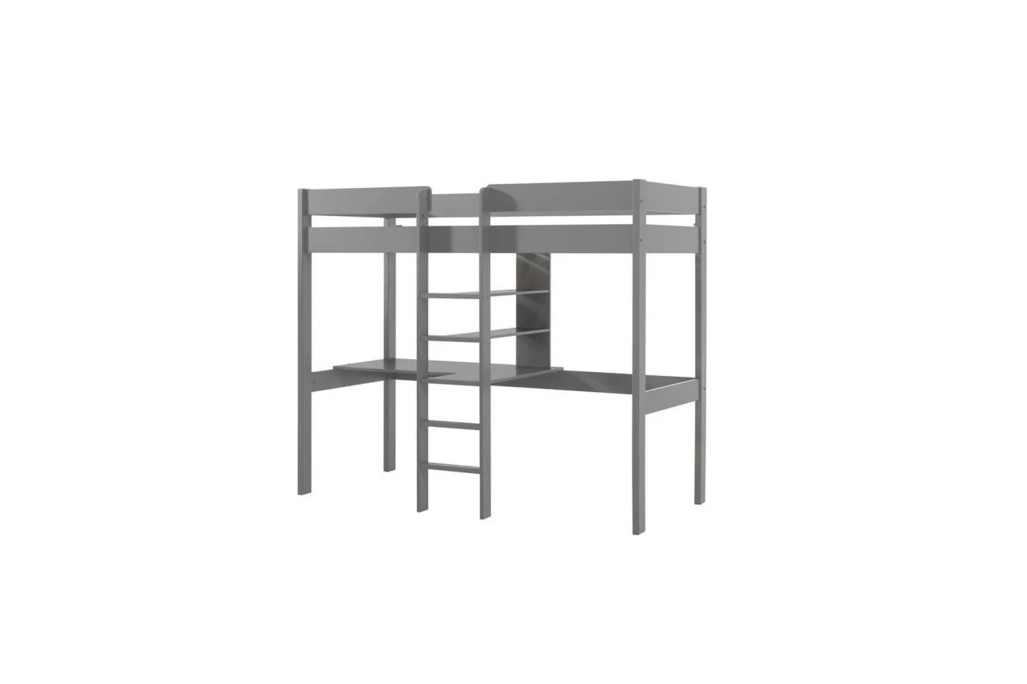 Highsleeper Pino Grå, Utan bäddsoffa - Grå, Utan bäddsoffa