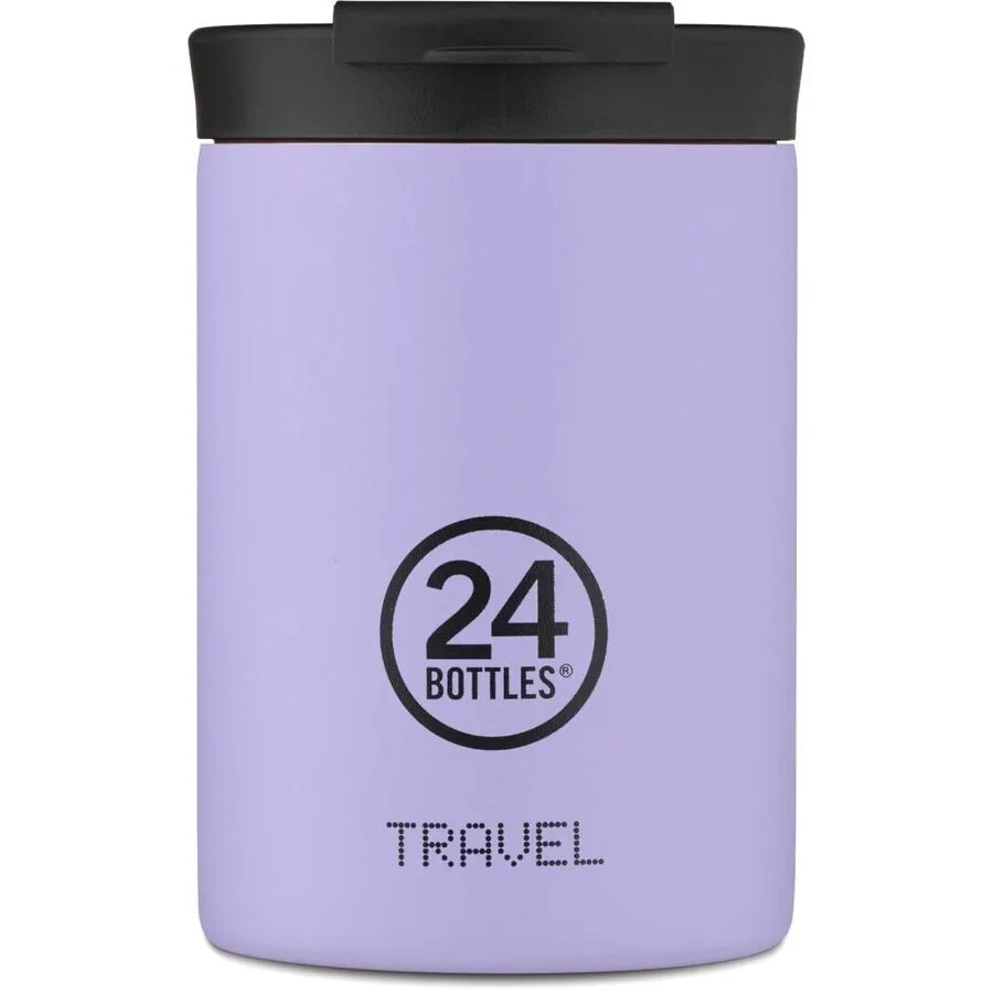Thermobecher 24 Bottles Lila Edelstahl 12.5 cm - Farbe: Erica