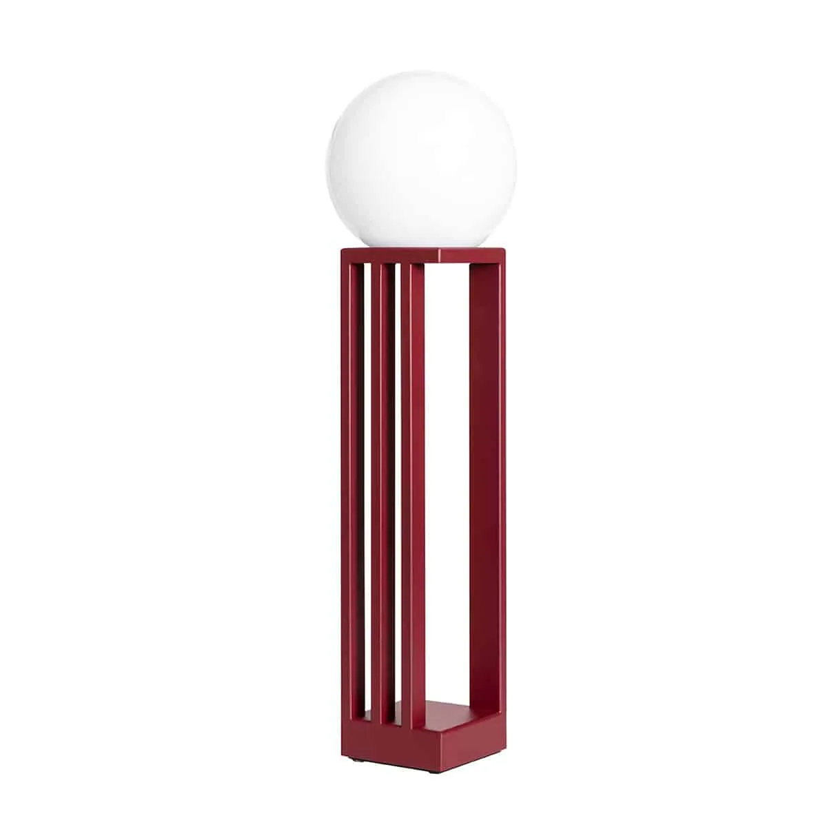 Örsjö Libreria Bordslampa Röd struktur/opalglas
