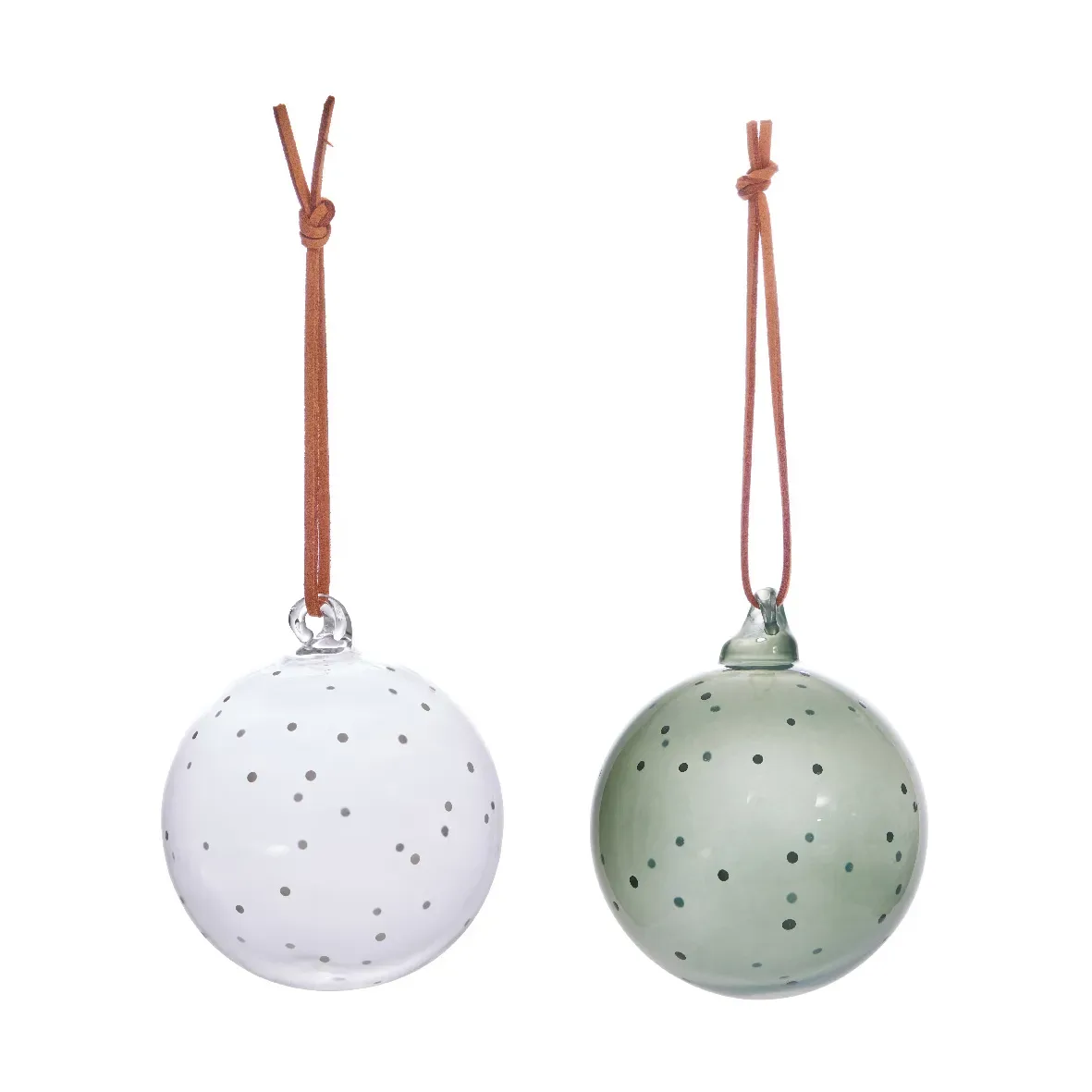 OYOY Natale Christmas julkula 2 delar Clear-green