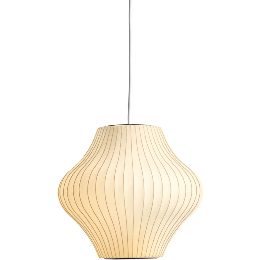 HAY Pendellampe Nelson Pear Weiss Metall 33 cm 32 cm - Farbe: Off-white