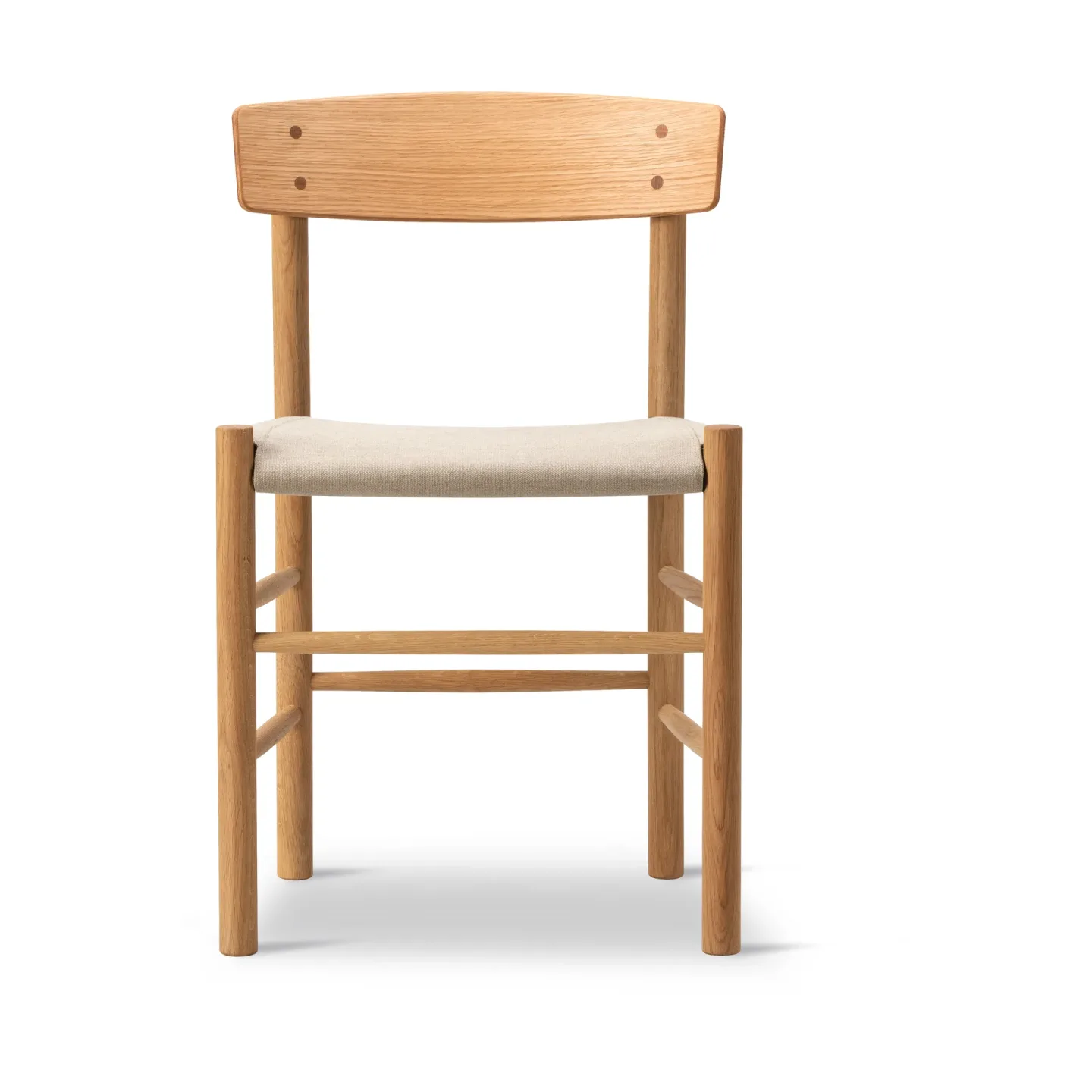 Fredericia Furniture J39 Stuhl Geölte Eiche-natur canvas