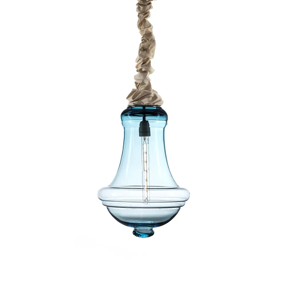 Bsweden Valborg Pendelleuchte Graublau, led