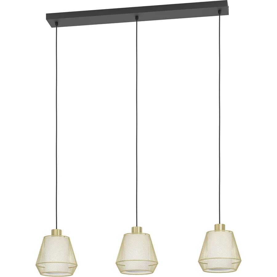 Eglo Pendellampe Ciudadela Schwarz Stahl B 18 cm