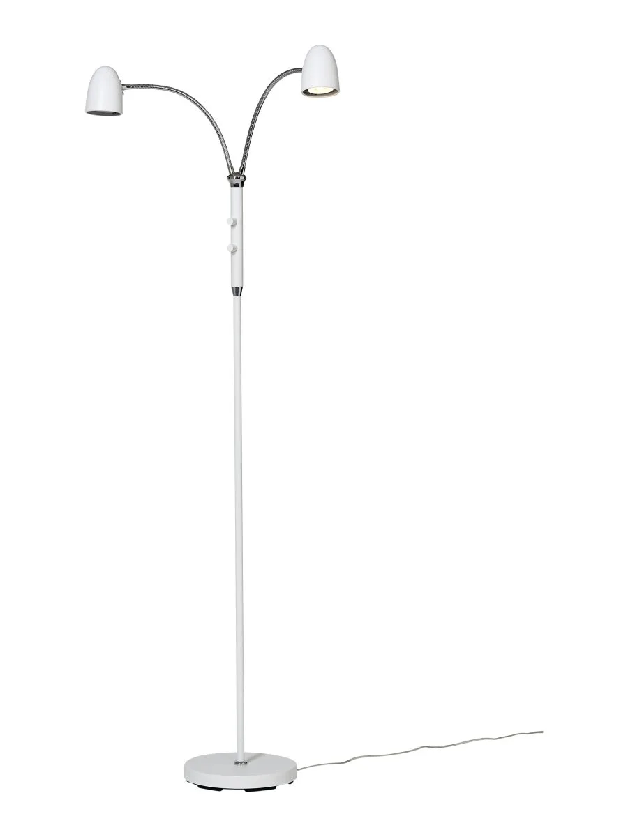 Armaturhantverk - Koster 2 - Golvlampa - Vit