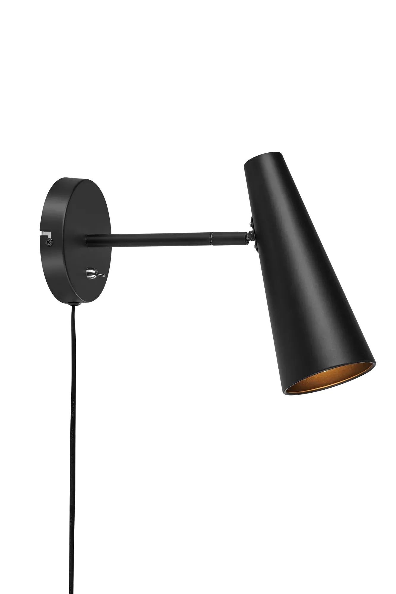 Peak Nachttischlampe Schwarz