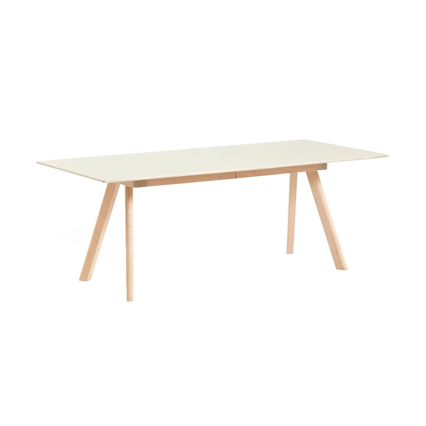 HAY CPH30 2.0 Extendable matbord 90x200 cm Off white linoleum-lacq. oak