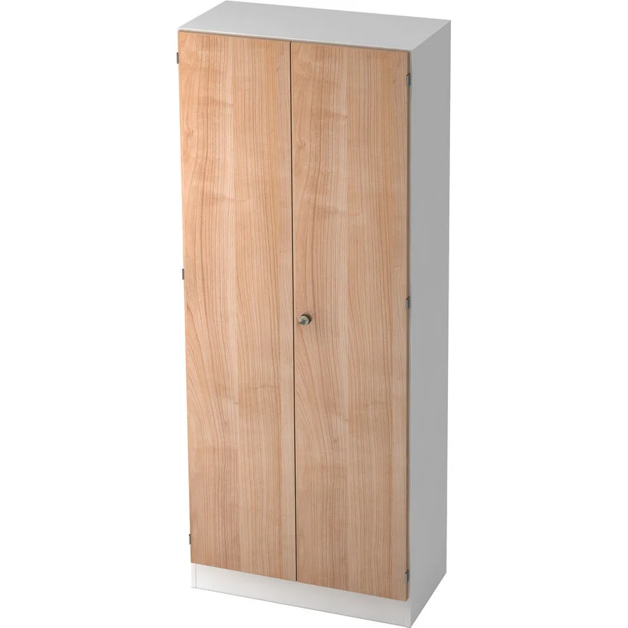 Garderobenschrank Office nussbaum Holzwerkstoff B 80 T 42 cm H 200.4 cm
