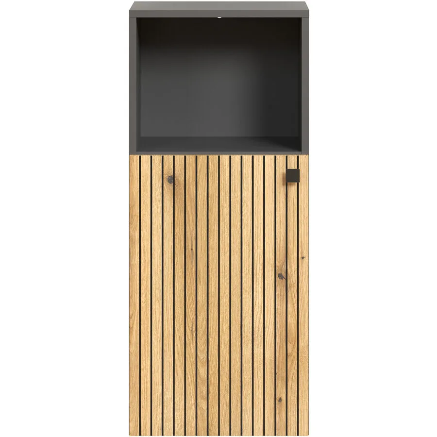 Badezimmerschrank Garfield anthrazit Holzwerkstoff B 40 T 31 H 95 cm