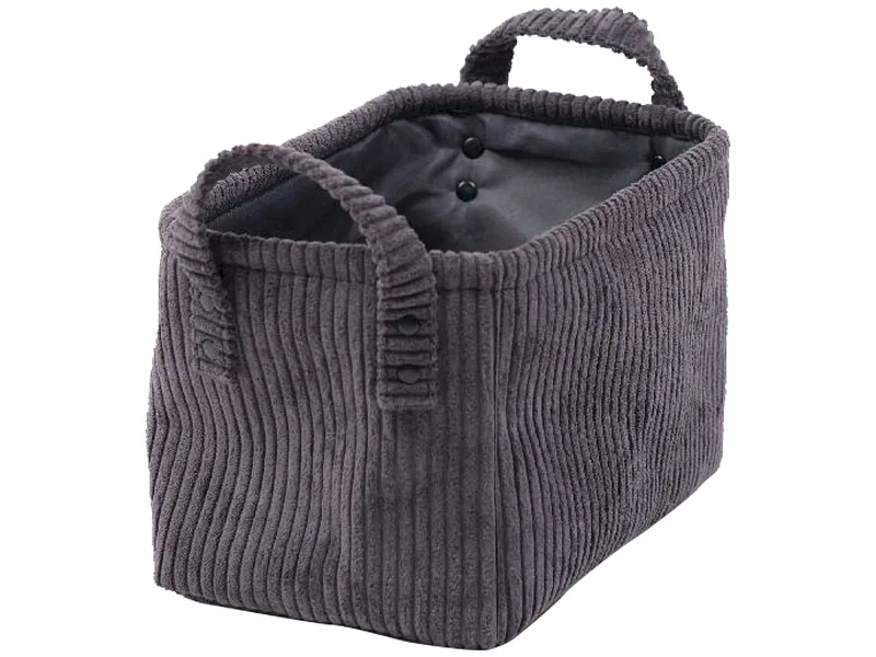 Aufbewahrungskorb FUSAIN anthrazit 25x25x15cm