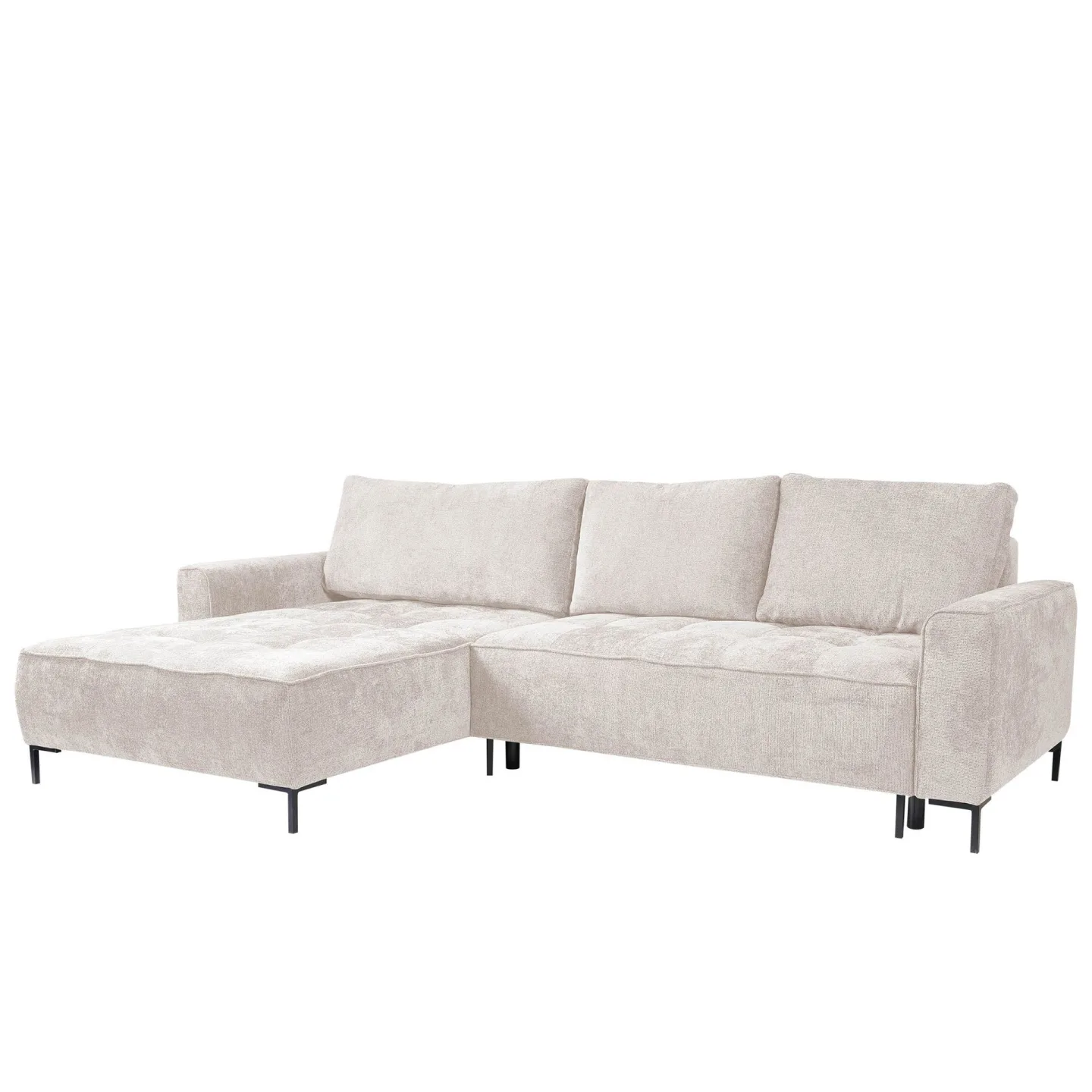 Morvian 3-sits Bäddsoffa med divan - beige