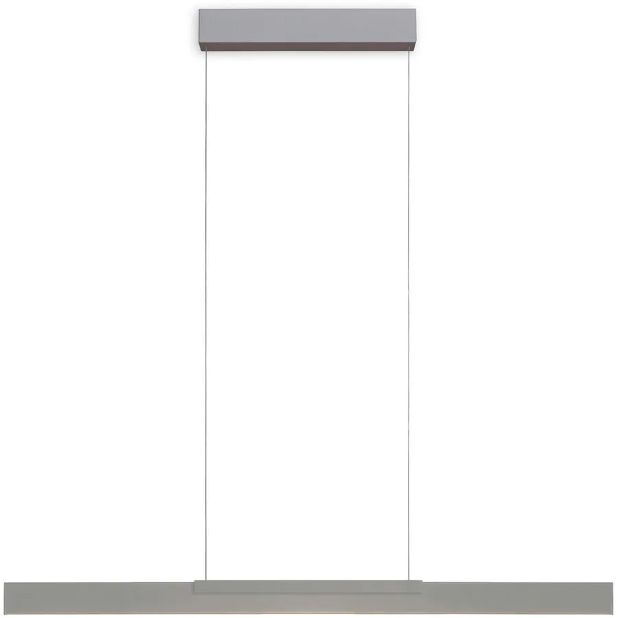 Bopp Pendellampe Nano 2.0 Silber Aluminium 100 cm Höhenverstellbar (manuell) - LED - Lichtfarbe: Extra warmweiss - LED Energiesparlampen