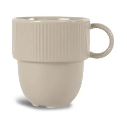 Sagaform Inka-Tasse mit Henkel 27 cl Beige