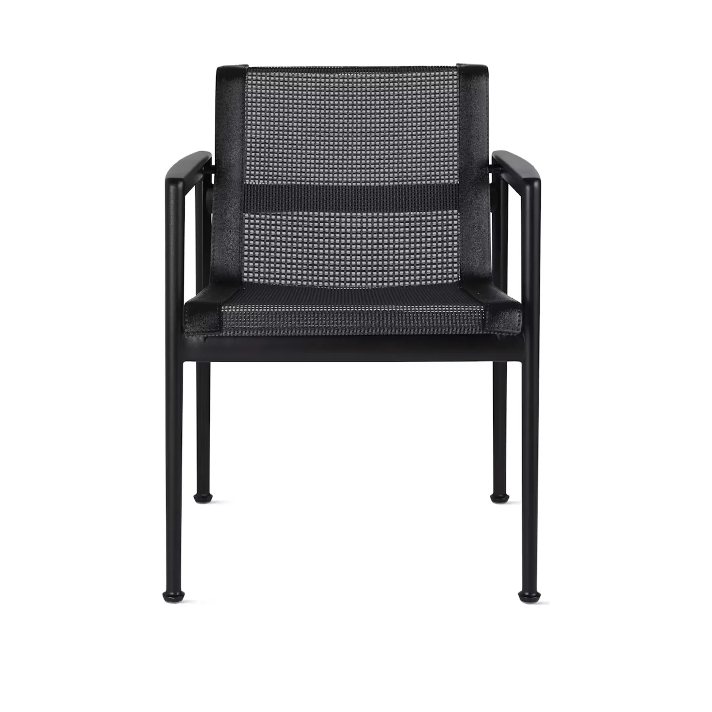 Knoll - 1966 Dining Chair, Med armstöd, Svart (Onyx) - Matstolar utomhus - Richard Schultz - Svart - Metall