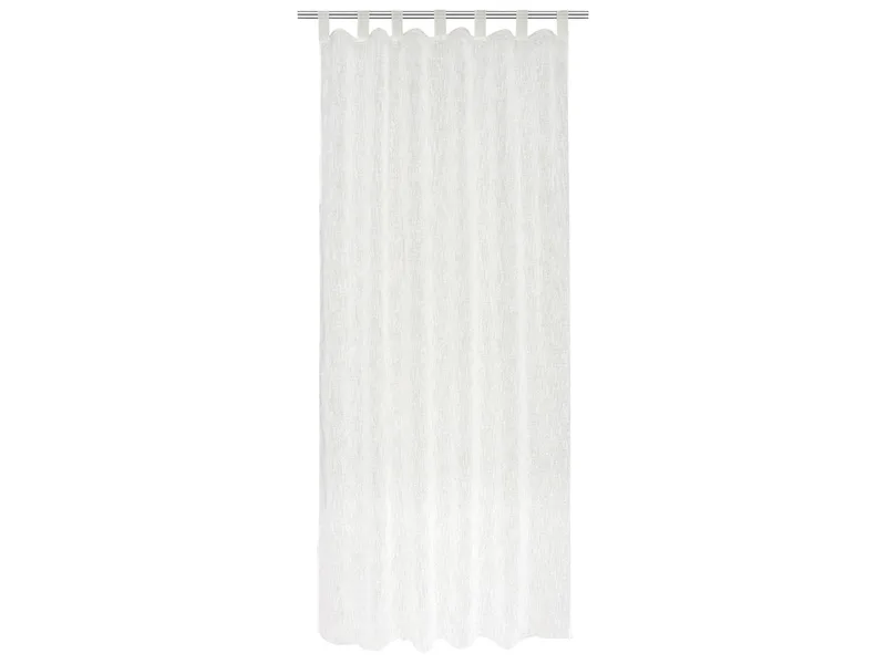 Vorhang KOTA 140x240cm pfote / kräuselband halb abdunkelnd weiss