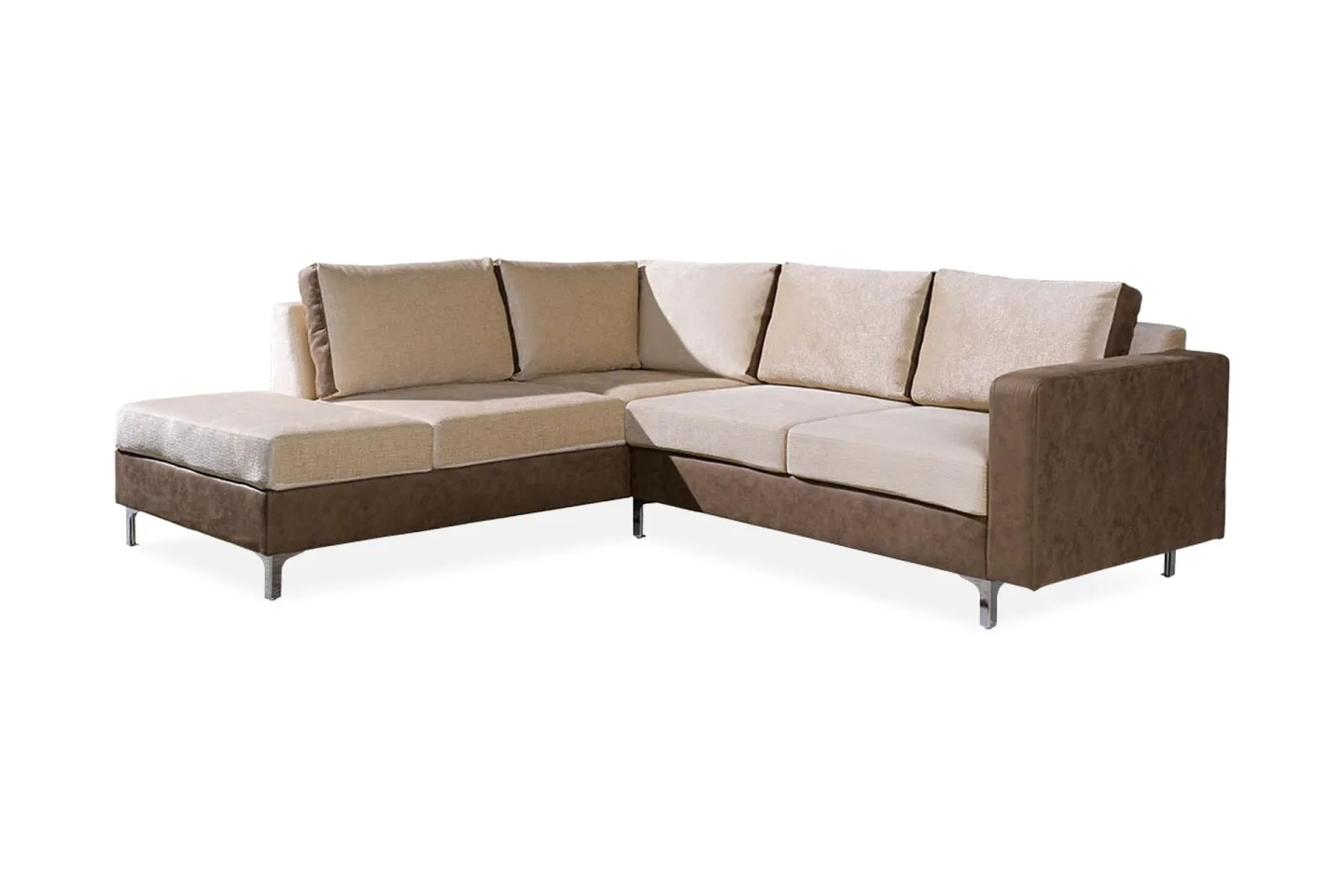 Truro 8-sits Soffa Vänster - Brun