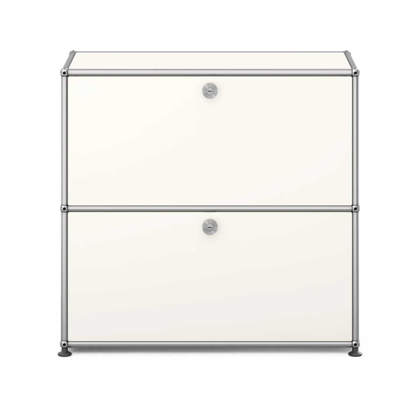 USM - USM Haller S2 24 Pure White - Skänkar och sideboards - Fritz Haller & Paul Schärer - Vit - Metall