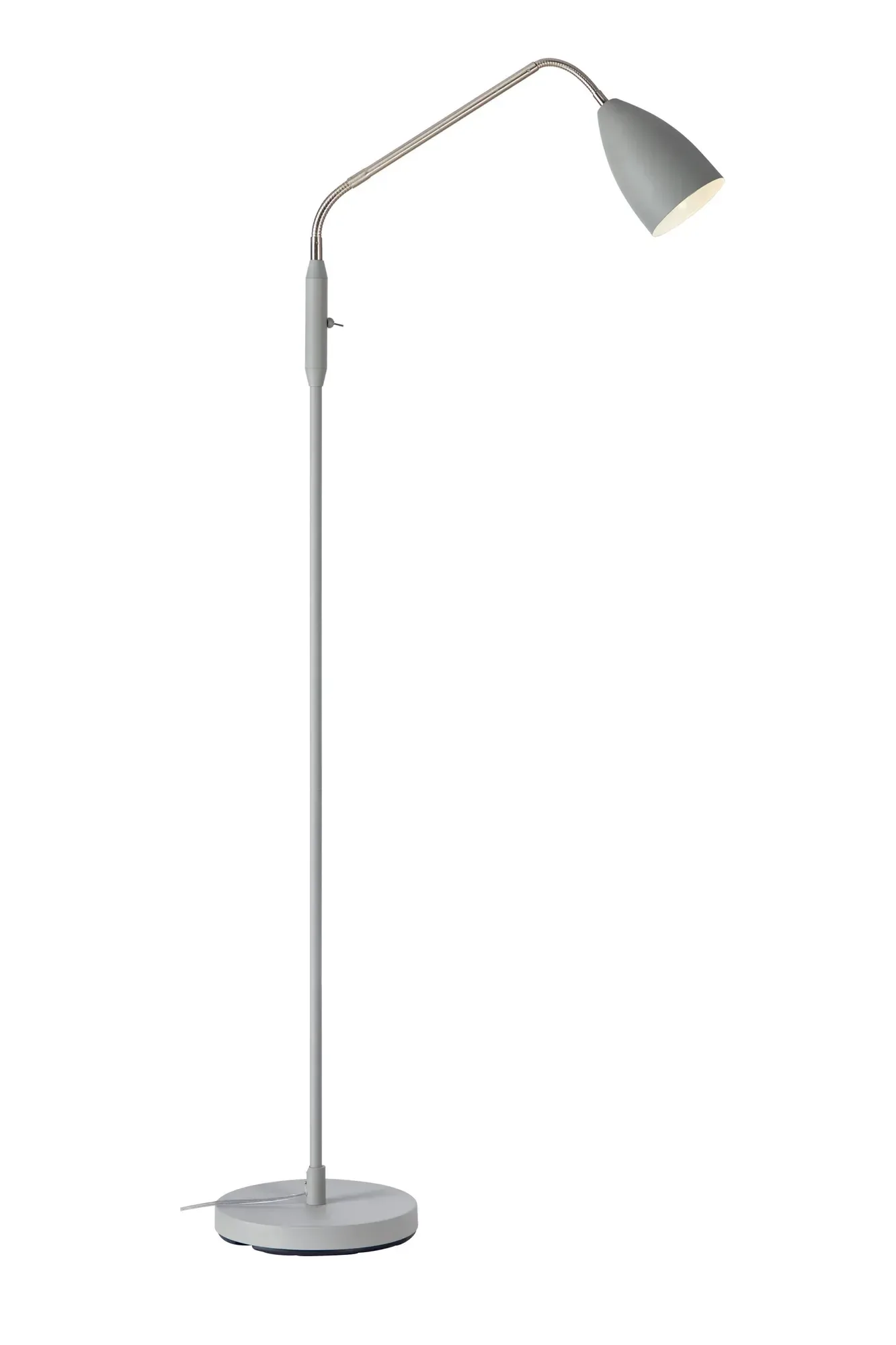 Patro Stehlampe Grau 3-stufigsdimmer