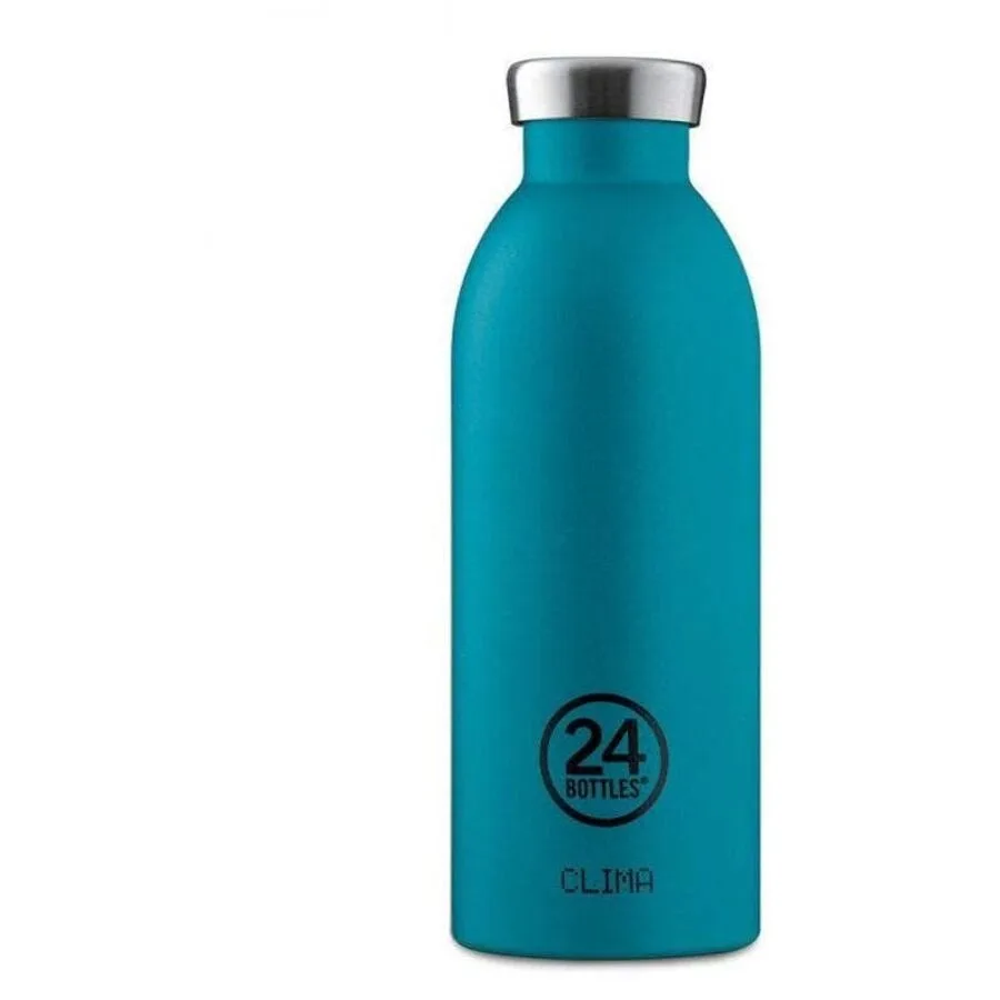 Thermosflasche 24 Bottles Blau Edelstahl 20.5 cm - Farbe: Stone Atlantic Bay