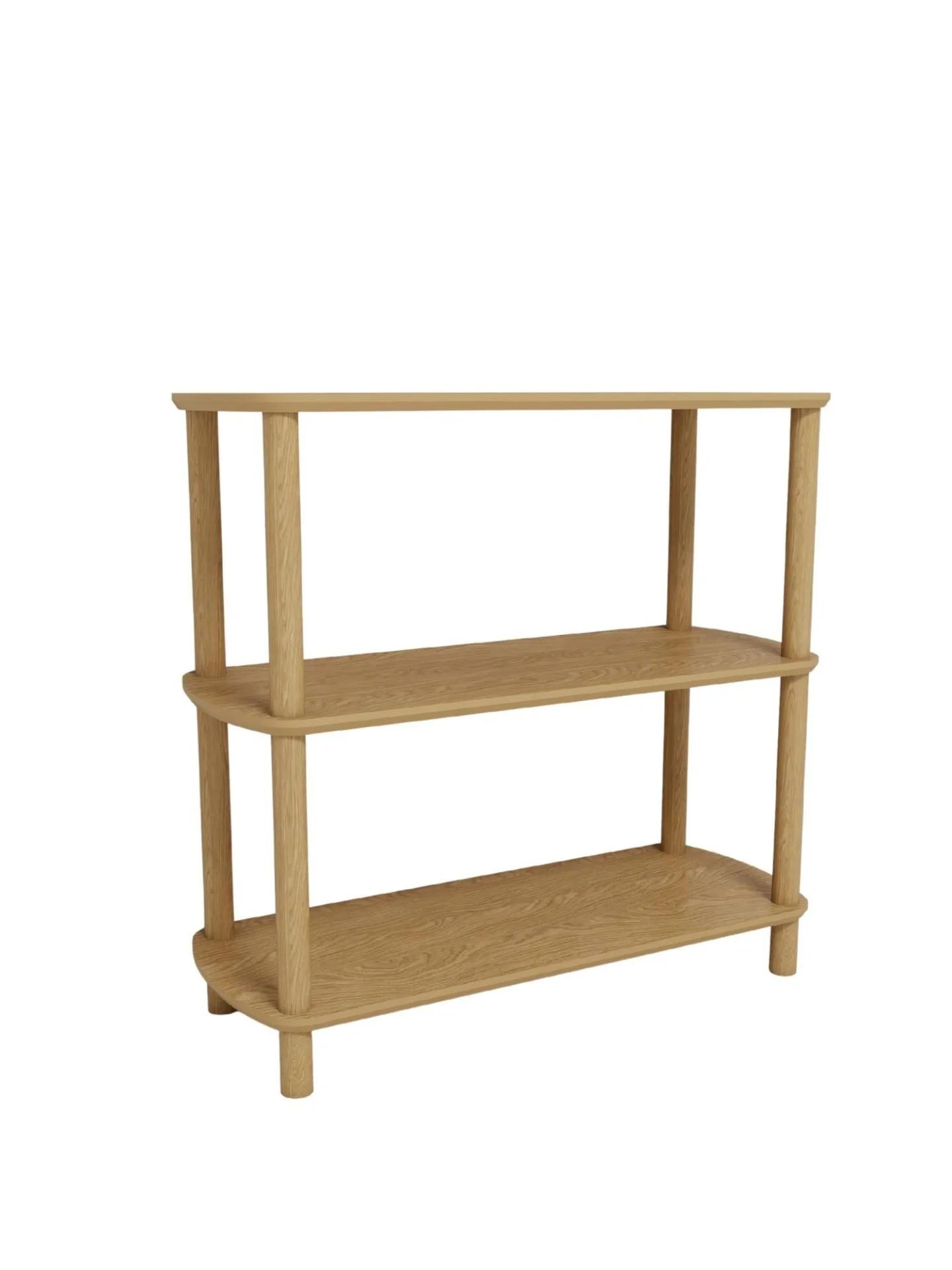 Pienk Bokhylla 80 cm - Ek