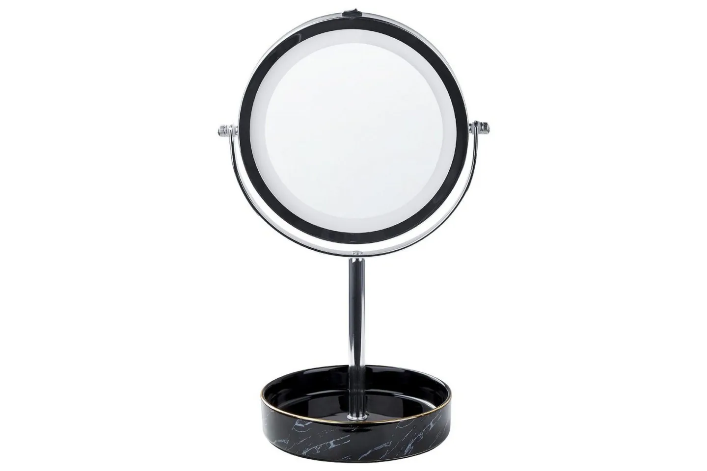 Sminkspegel Savoie Silver/Svart - Silver/Svart