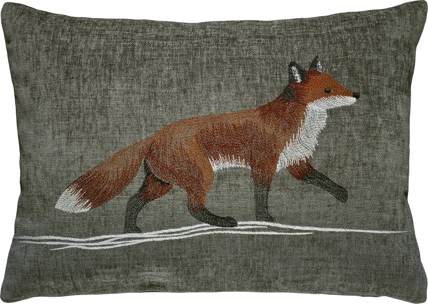 Sander AG Kissenhülle Fox Khaki 34x50 cm | Schubiger Möbel
