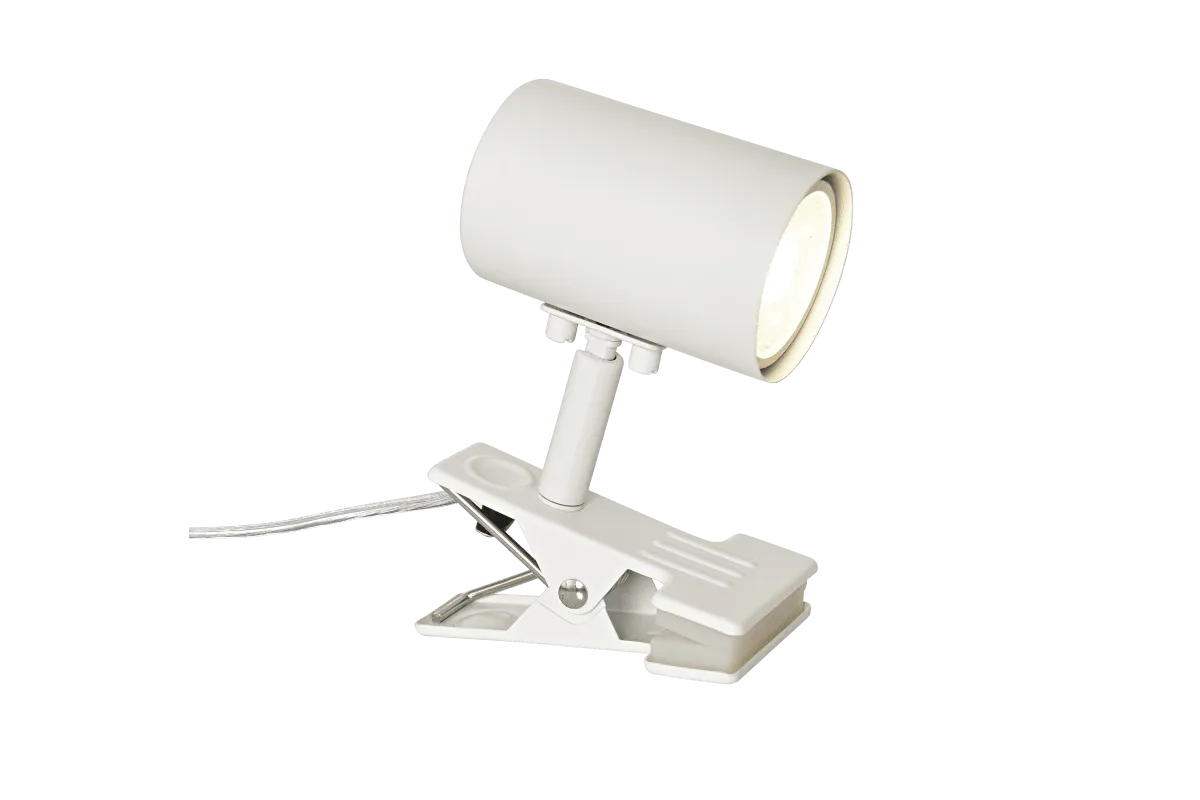 Aneta Lighting - Hugin - Klämlampa - Vit