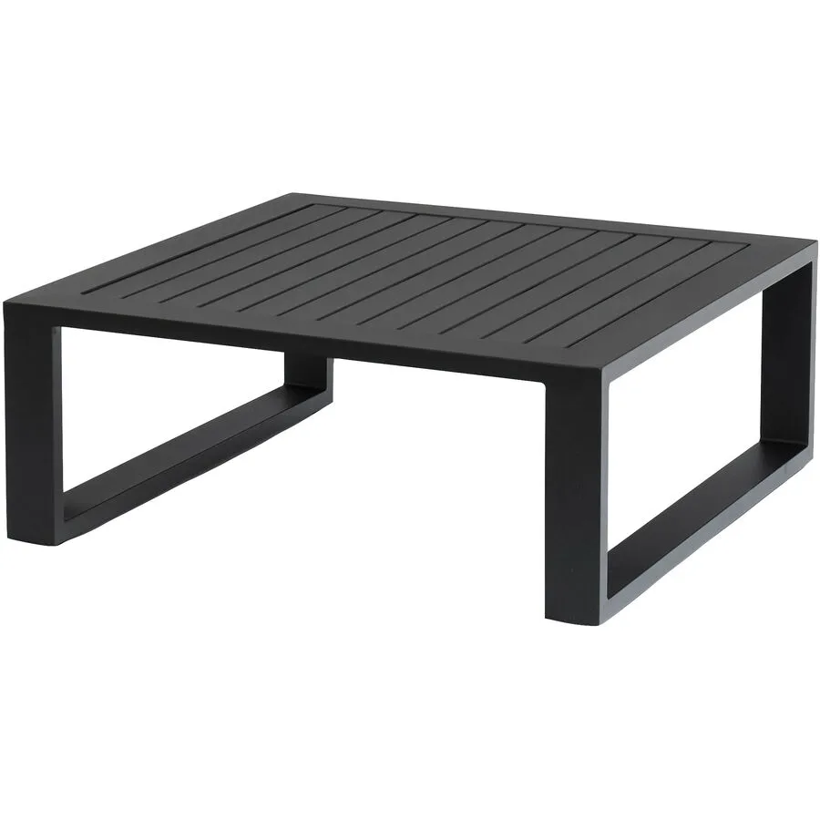 Loungetisch Flul anthrazit Aluminium B 80 T 80 cm