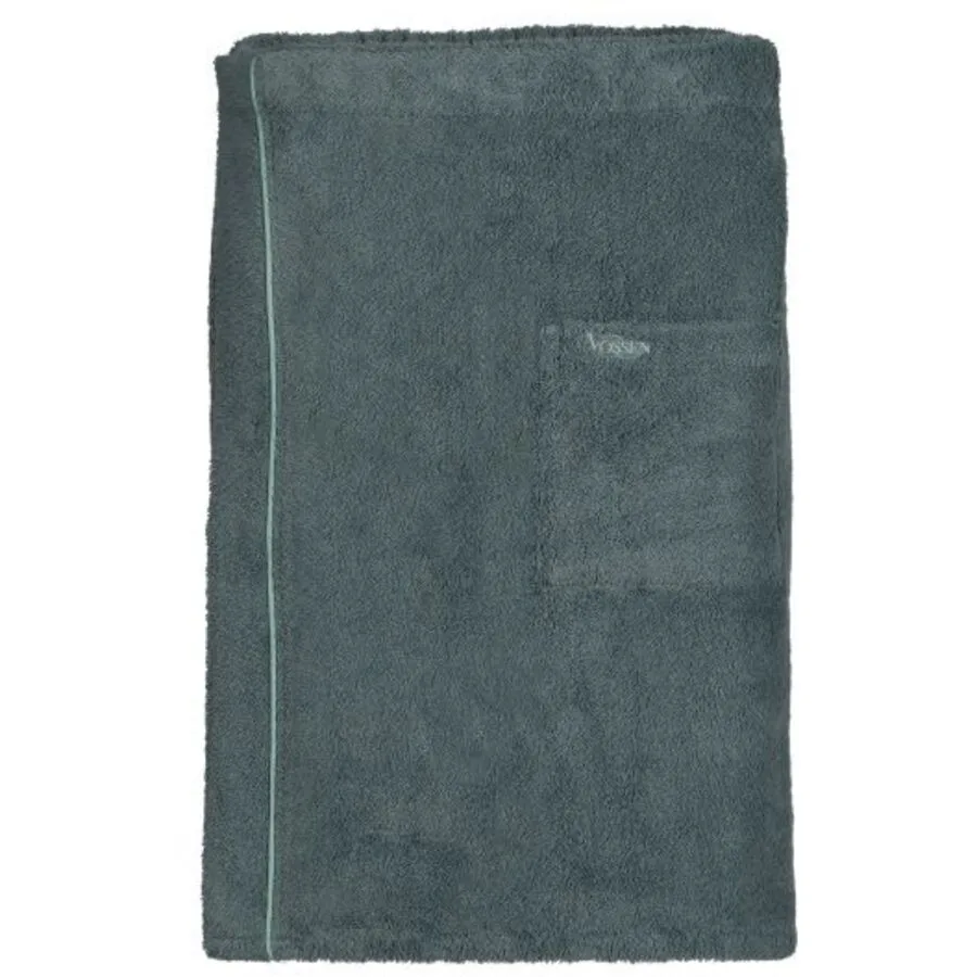 Vossen Saunatuch Lars Cadet Blue 90% Baumwolle, 10% Polyester