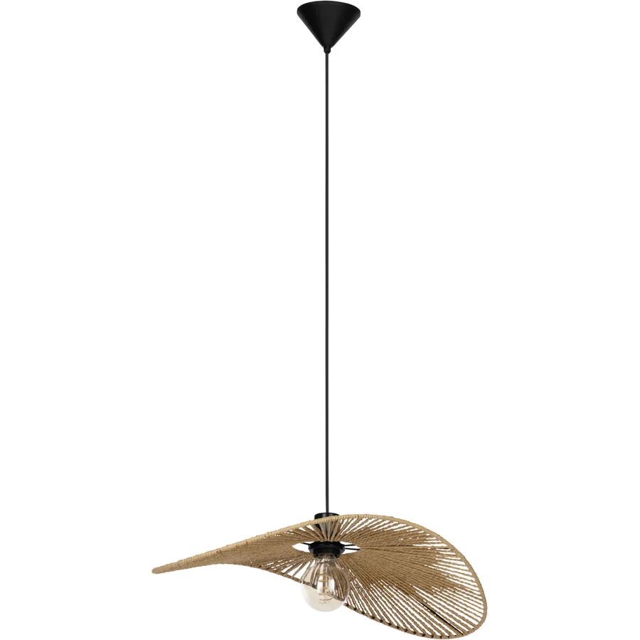 Eglo Pendellampe Siruela Schwarz Stahl 40 cm 110 cm