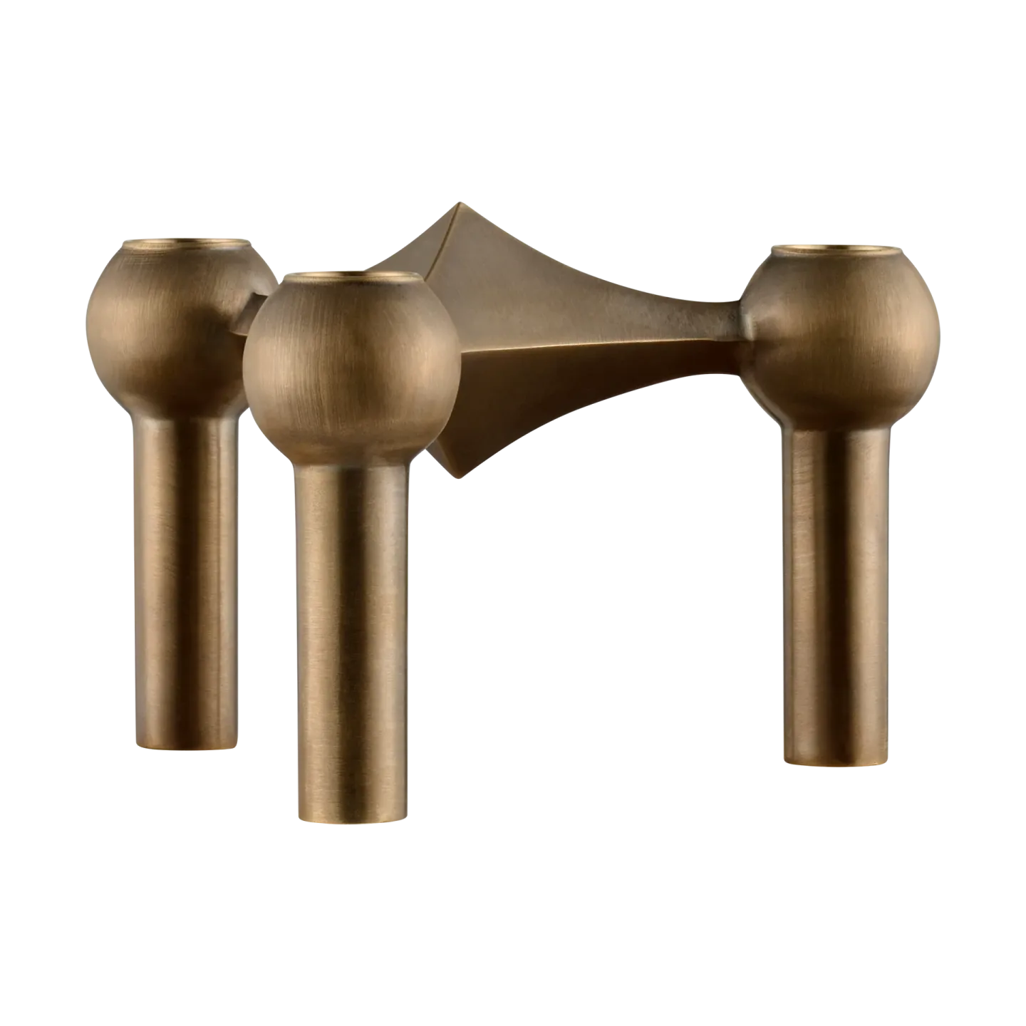 STOFF Nagel Nagel Kerzenhalter Bronzed brass