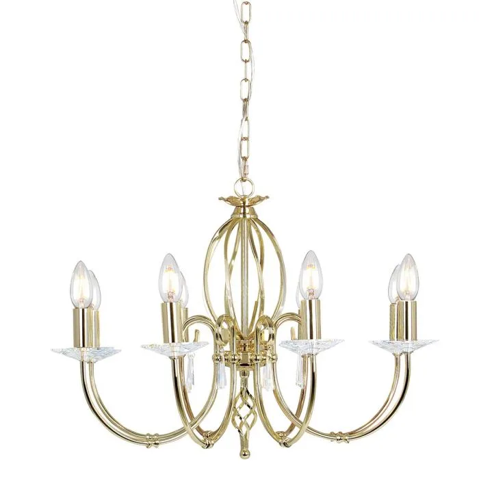 Elstead Lighting - Aegean Ø65 - Taklampa - Polerad mässing