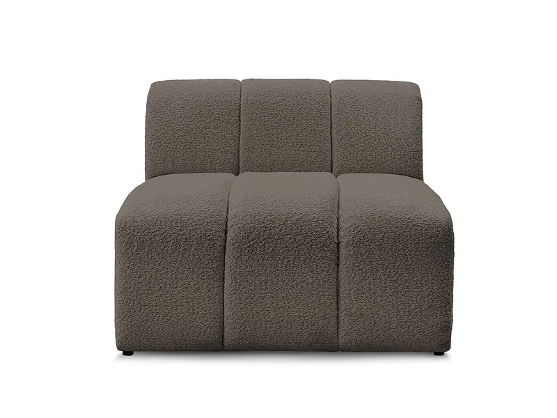 Modulare Sessel für Sofa BOBOCHIC ANNECY Boucle-Stoff rotbraun