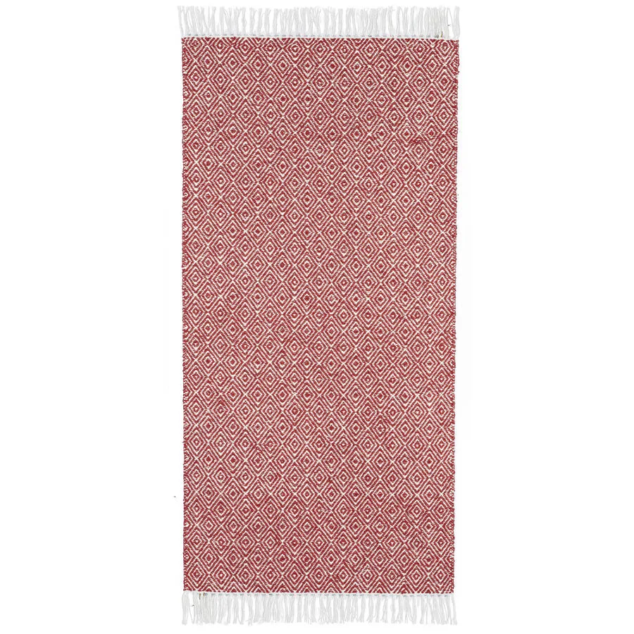 HORREDSMATTAN Teppich Goose red Mischgewebe 70 x 400 cm