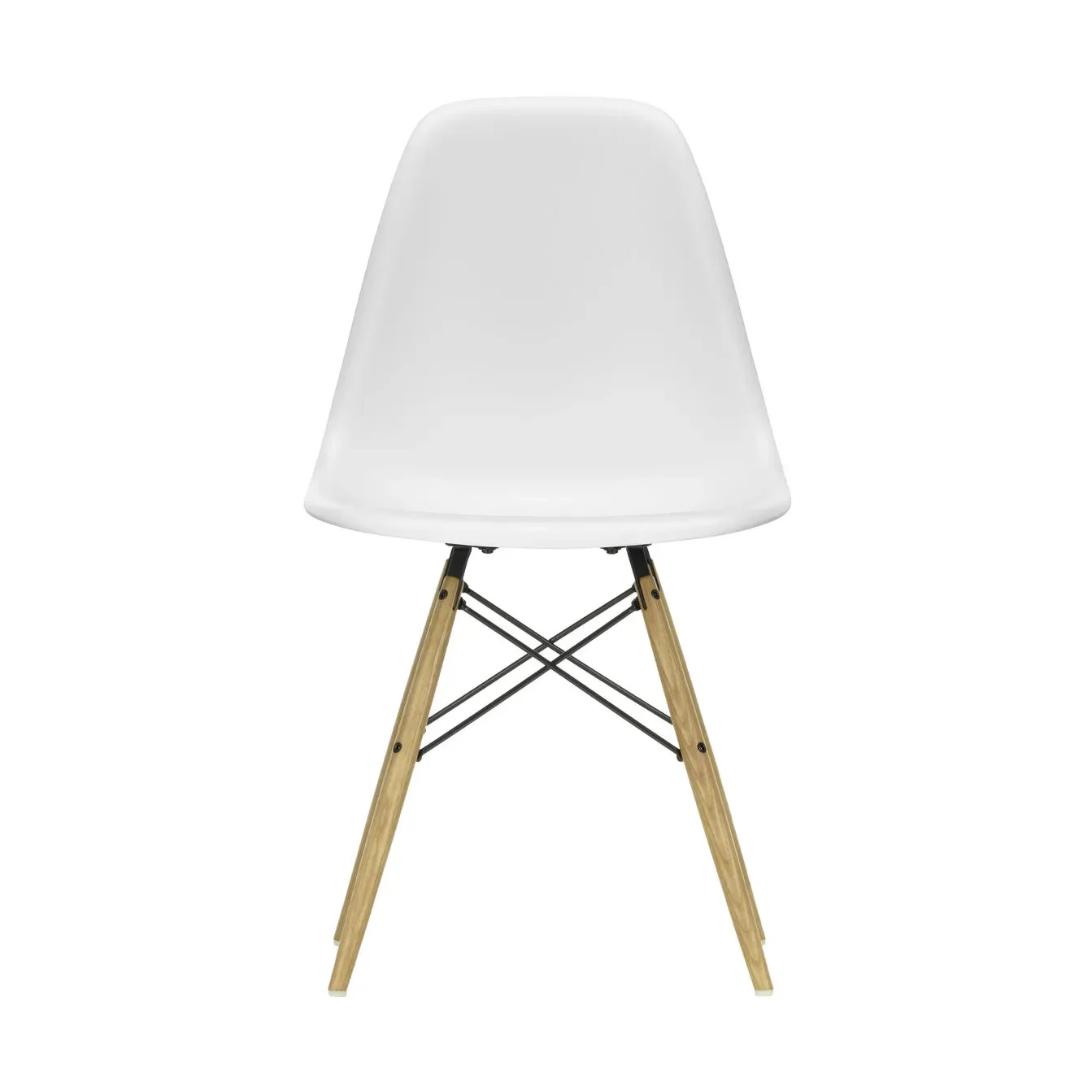 Vitra Eames Plastic Side Chair RE DSW stol 85 cotton white-ash