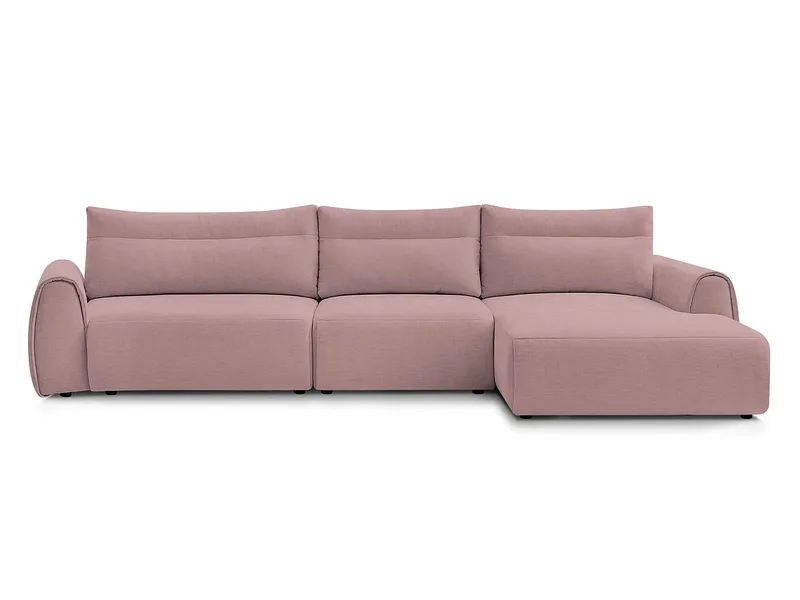 Ecksofa BOBOCHIC ADEN Stoff rosa