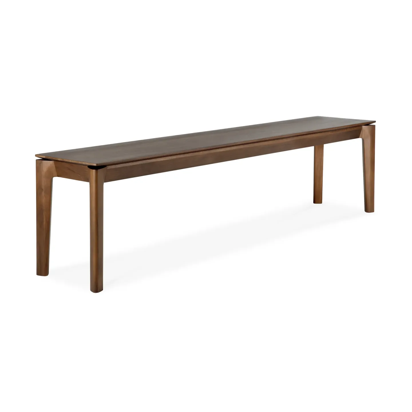 Ethnicraft Bok bänk Mörkbetsad teak 186 cm