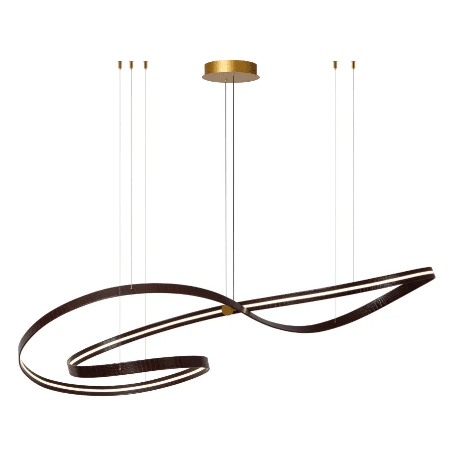 Lucide - Slalom 160cm - Taklampa - Brun