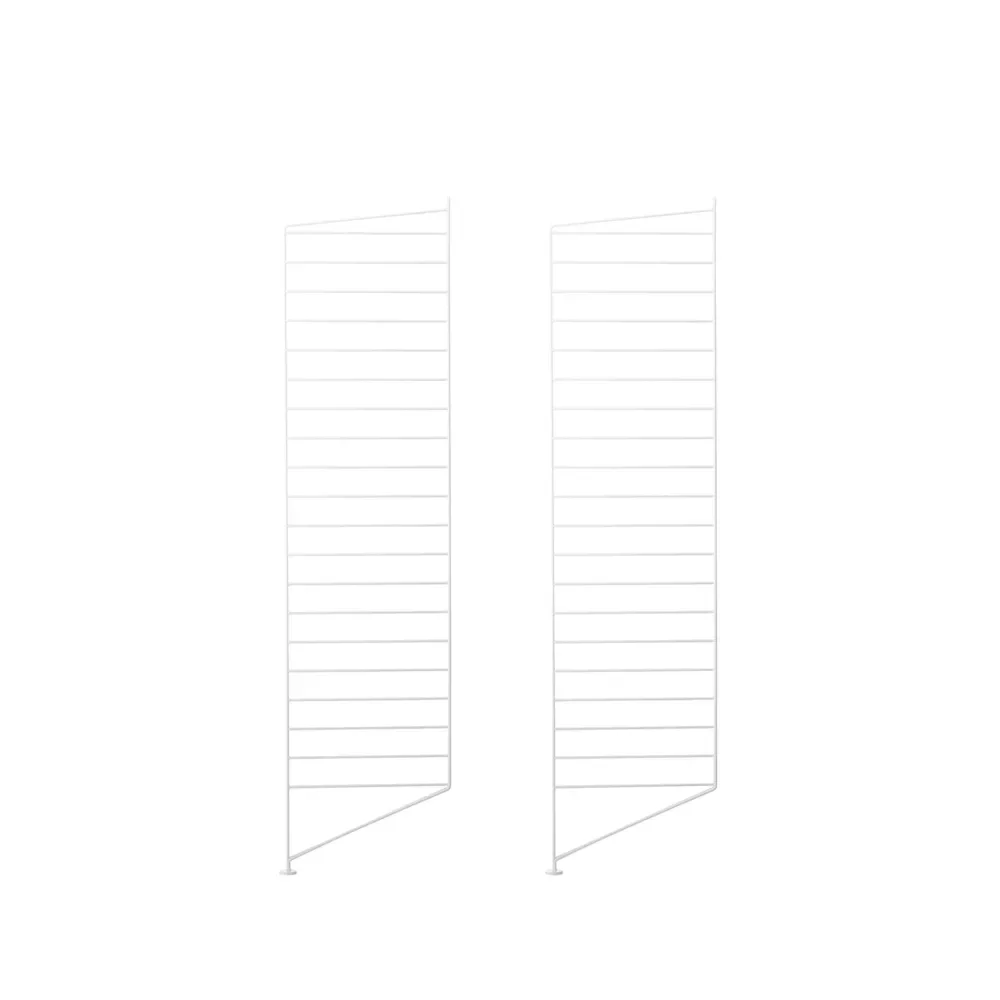 String String Bodenleiter Weiß, 115x30 cm, 2er-Pack