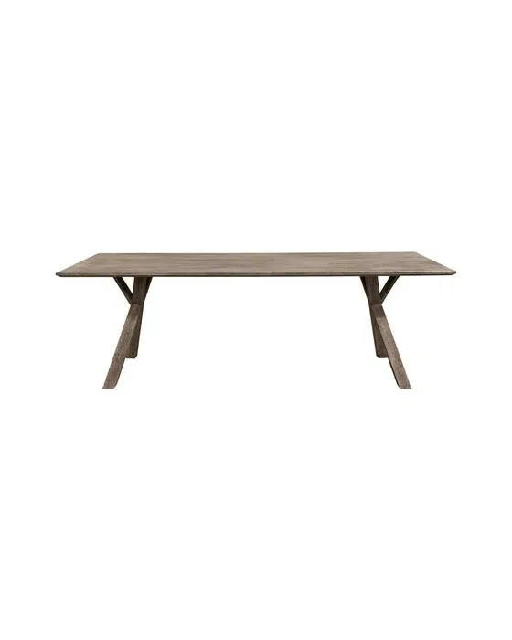 Tree matbord pebbles grey