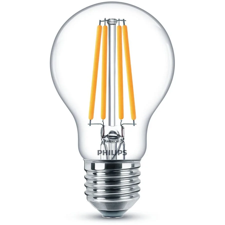 Leuchtmittel Philips Glas E27 10.5 W - Farbe: Transparent - LED - Lichtfarbe: Extra warmweiss - LED Leuchtmittel