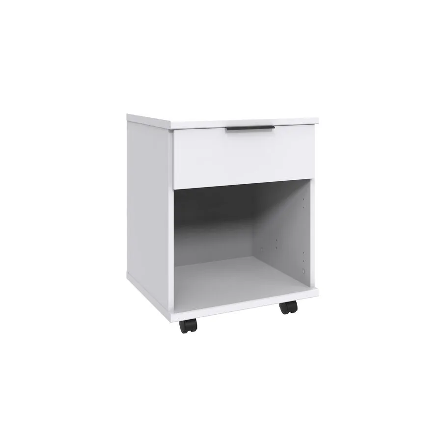 Rollcontainer Nordy weiss Holzwerkstoff B 46 H 58 cm