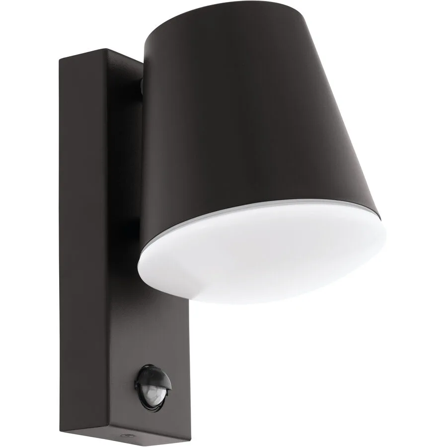 Eglo Wandlampe aussen Caldiero Grau Stahl verzinkt 24 cm - Farbe: anthrazit