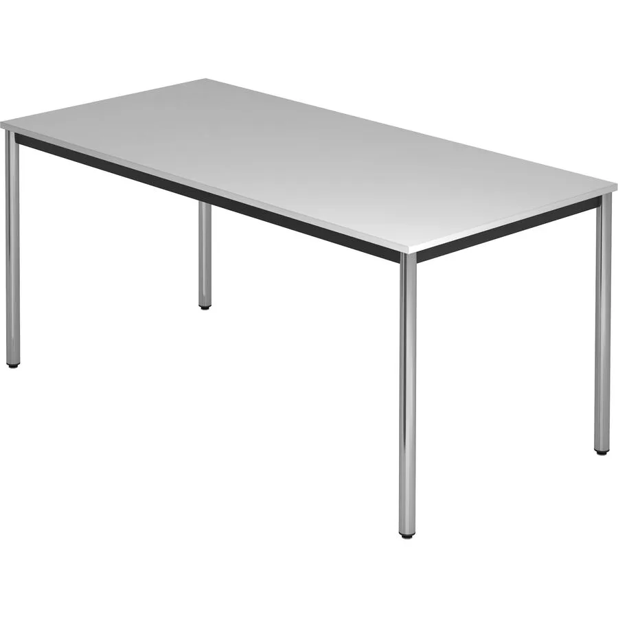Besprechungstisch Office grau Holzwerkstoff B 160 T 80 cm