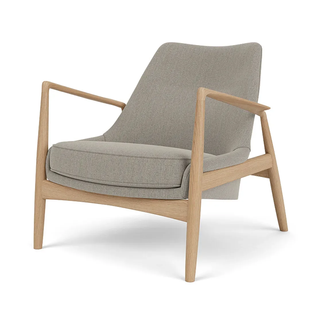Audo Copenhagen The Seal loungestol låg rygg Re-wool 0329-ek