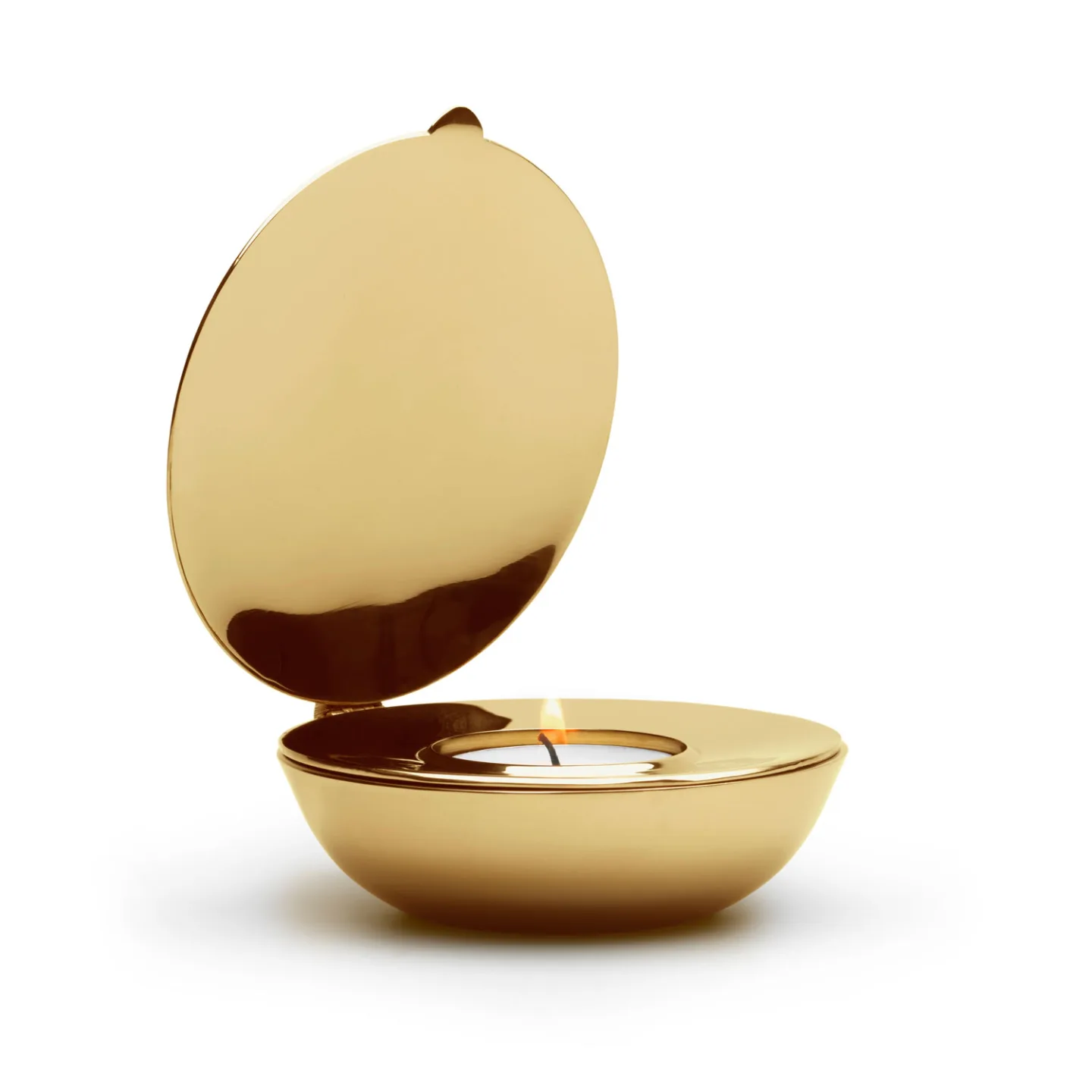 Design House Stockholm - Shell Tealight Mässing - Ljusstakar - Magnus Löfgren - Guld