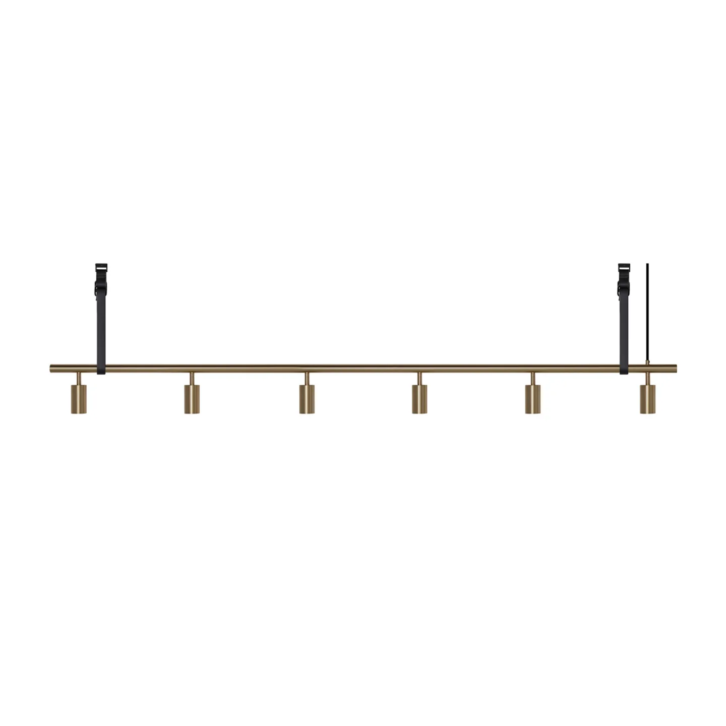 Rubn - Long John 6 Brass / Black Leather - Takkronor - Niclas Hoflin - Guld