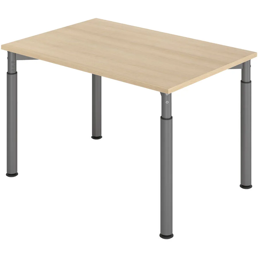 Schreibtisch Office eiche Holzwerkstoff B 120 T 80 cm