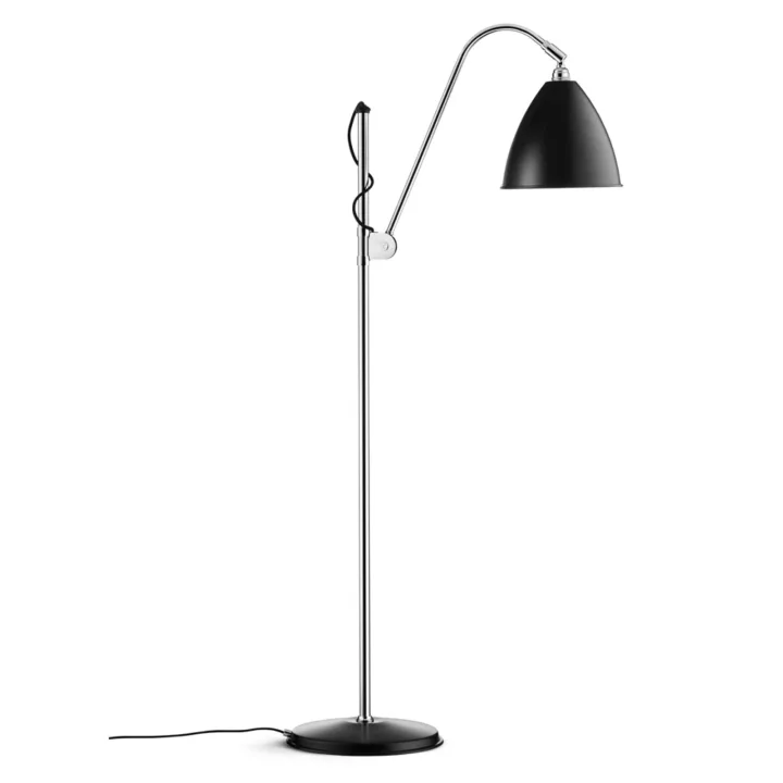 Bestlite BL3 Gulvlampe Ø21 Krom/Sort - GUBI - Stue - Metal